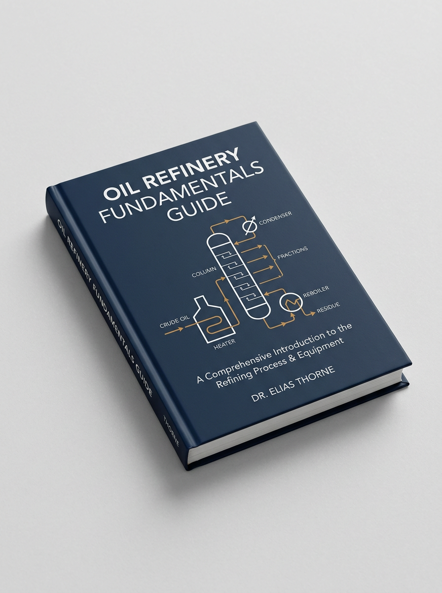 Oil Refinery Fundamentals Guide Cover Mockup
